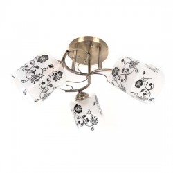 Lustra Vintage, Loomina LUX LED, Alb/Auriu, E27 Lustra Vintage, Loomina LUX LED, Alb/Auriu, E27