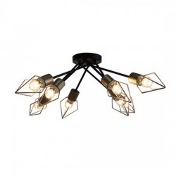Lustra 8 SPEAR Design, Loomina LUX LED, Negru Bronz Lustra 8 SPEAR Design, Loomina LUX LED, Negru Bronz