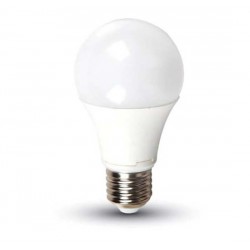 BEC LED ALB MAT, V-TAC Loomina Lux LED, 9W=60W, E27 BEC LED ALB MAT, V-TAC Loomina Lux LED, 9W=60W, E27