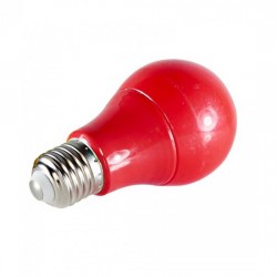 BEC LED COLORAT ROSU MAT, Loomina Lux LED, 7W, E27