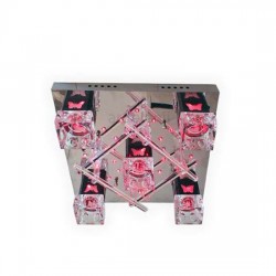 Lustra SENSATION Design, Loomina LUX LED, Multicolora, 5xE27 + LED incorporat Lustra SENSATION Design, Loomina LUX LED, Multicolora, 5xE27 + LED incorporat